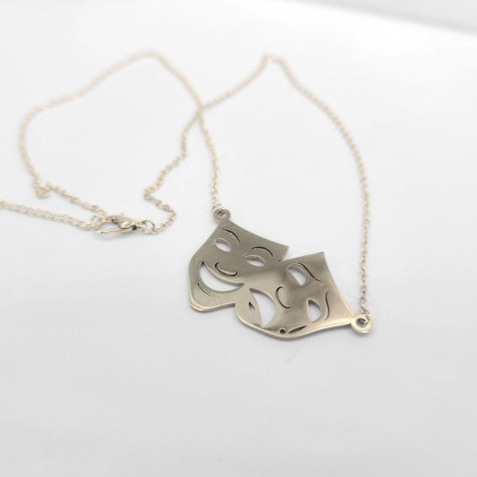Comedy and Tragedy Pendant