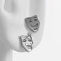 Comedy & Tragedy Studs (Silver)