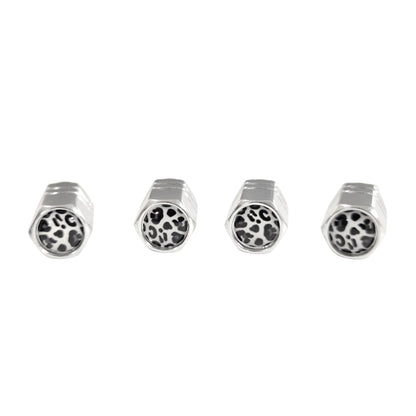 Cow Print Valve Stem Caps (2 Sets)