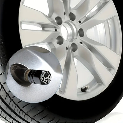 Cow Print Valve Stem Caps (2 Sets)