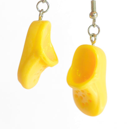 Croc-Tastic Earrings (Yellow)