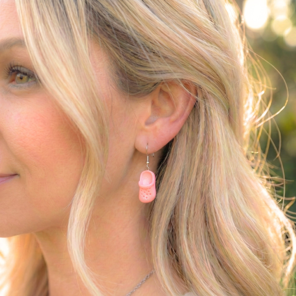 Croc Fanatic [Pink] | Earrings