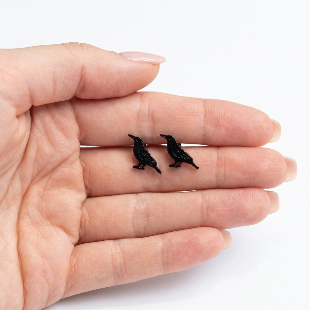 Crow Studs | Earrings