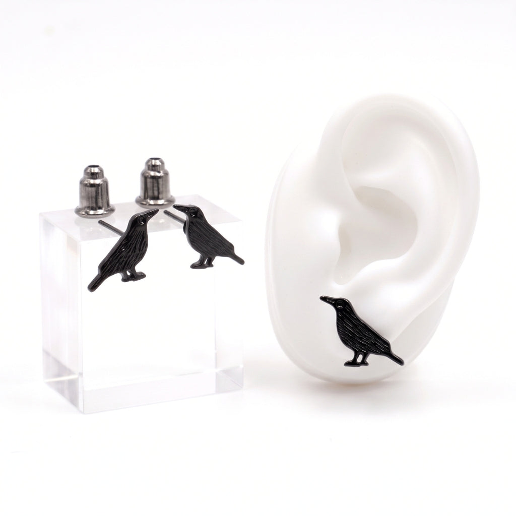 Crow Studs | Earrings