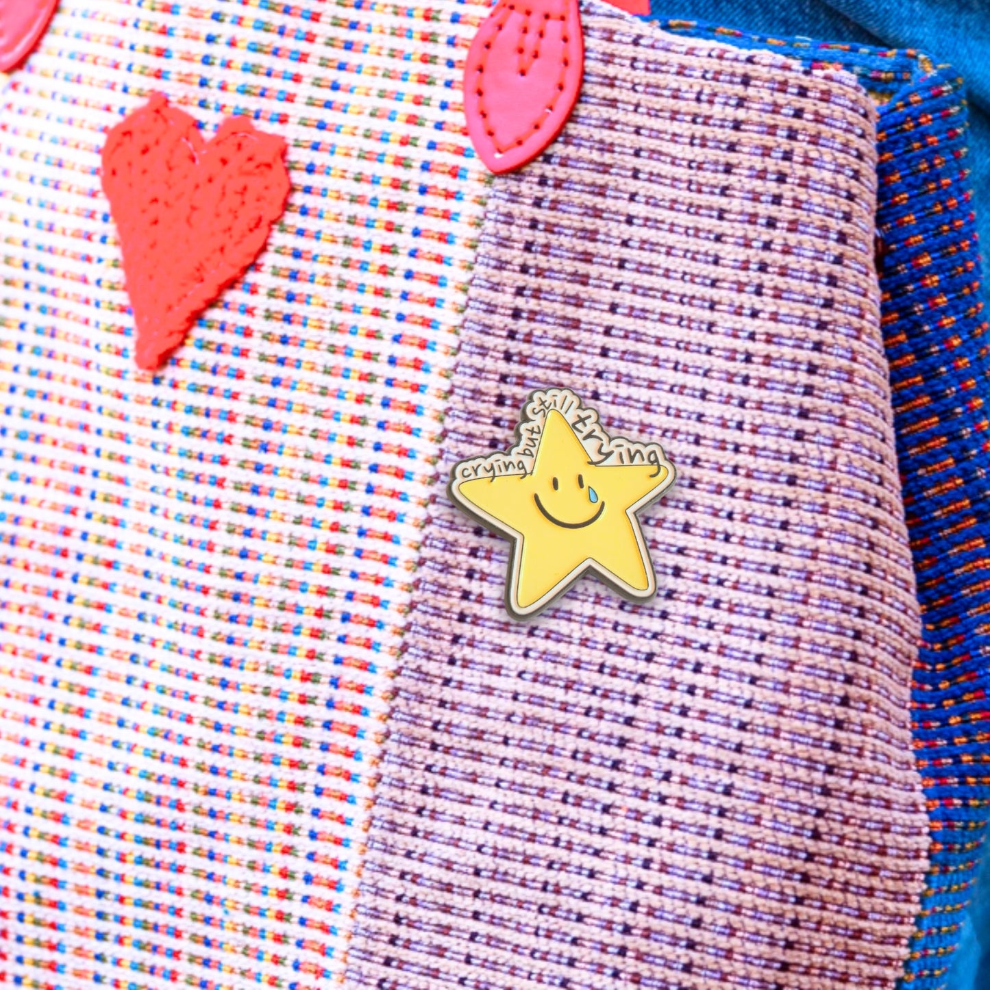 Crying But Still Trying | Collectible Pin