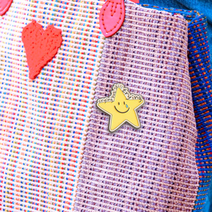Crying But Still Trying | Collectible Pin