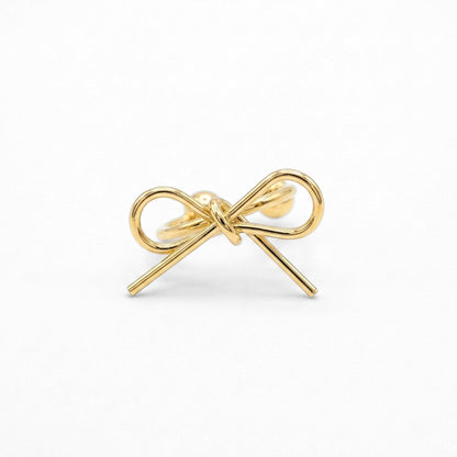 Manchette d'oreille nœud délicat | Boucles d'oreilles