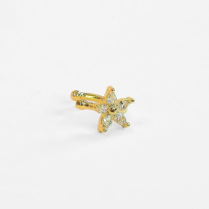 Star Flower Ear Cuff