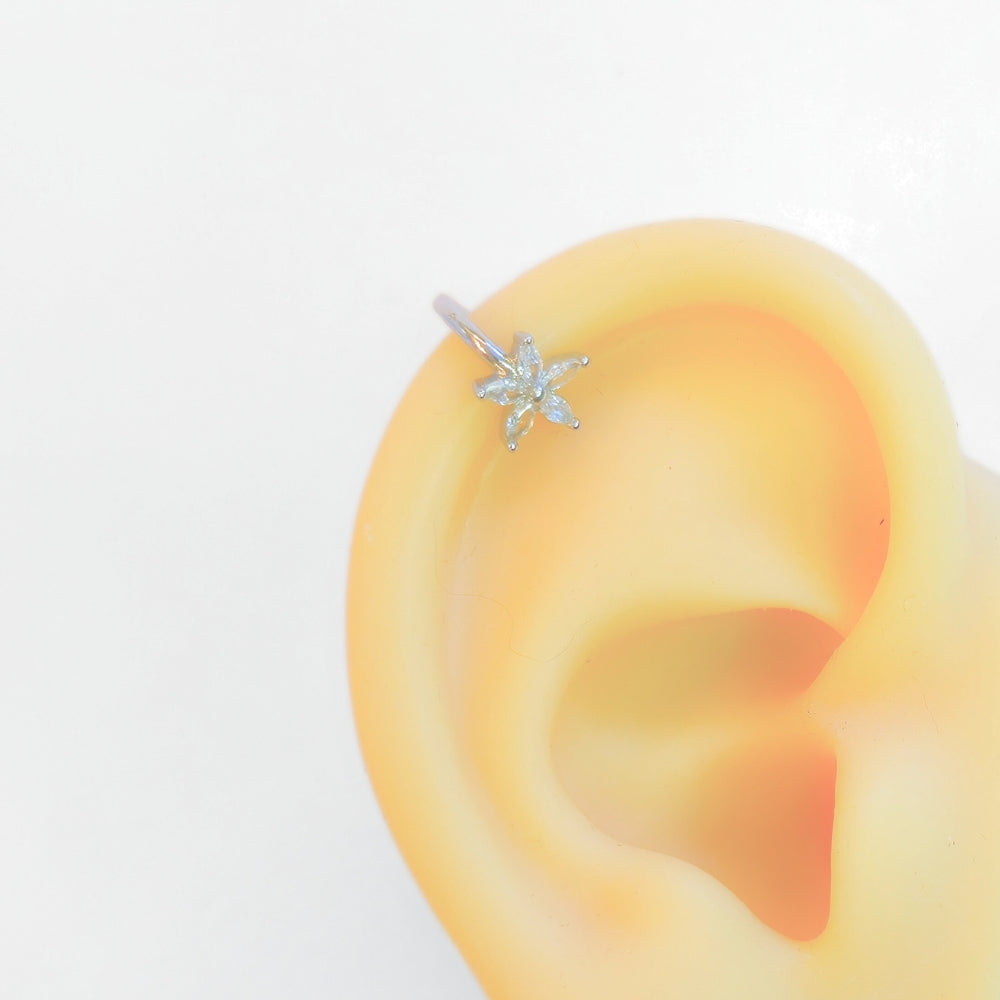Star Flower Ear Cuff