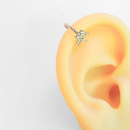 Star Flower Ear Cuff