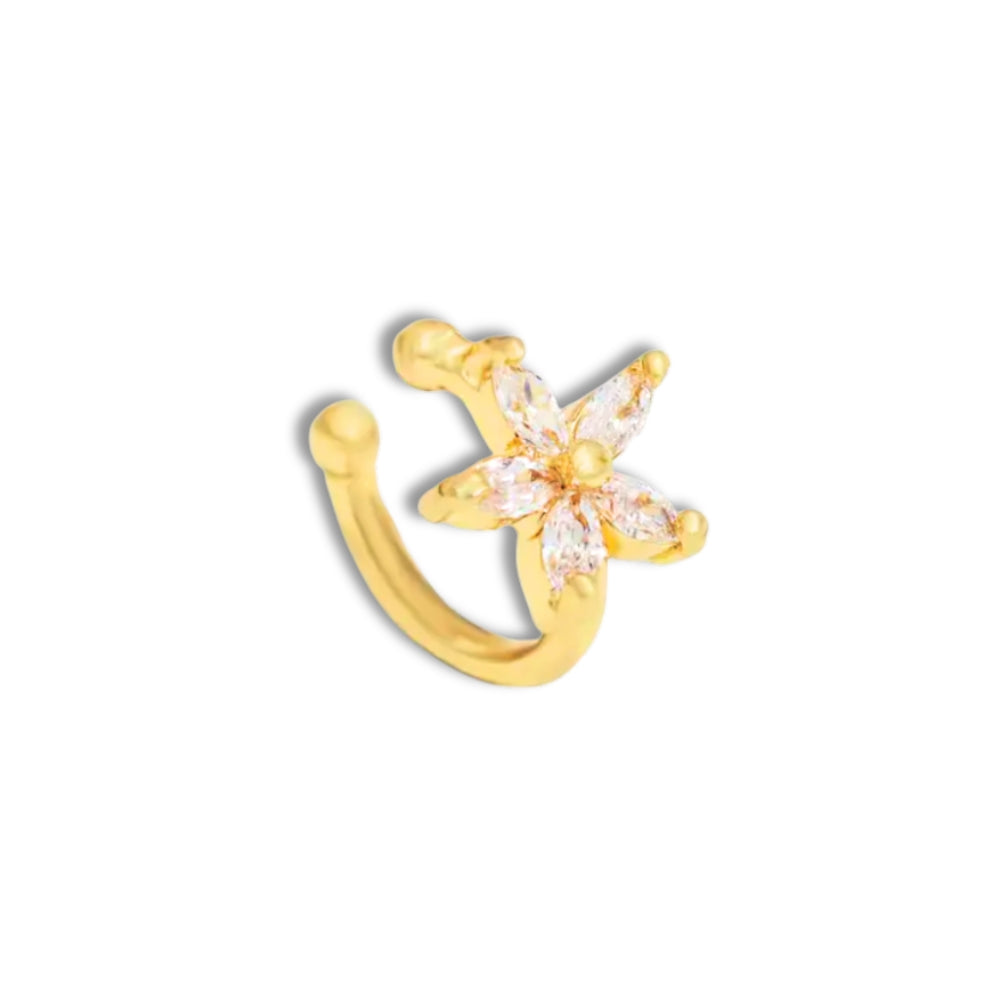 Star Flower Ear Cuff