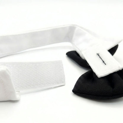 Dapper Black Tie Pet Collar