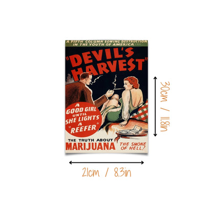 Devil's Harvest | Canvas Art Print