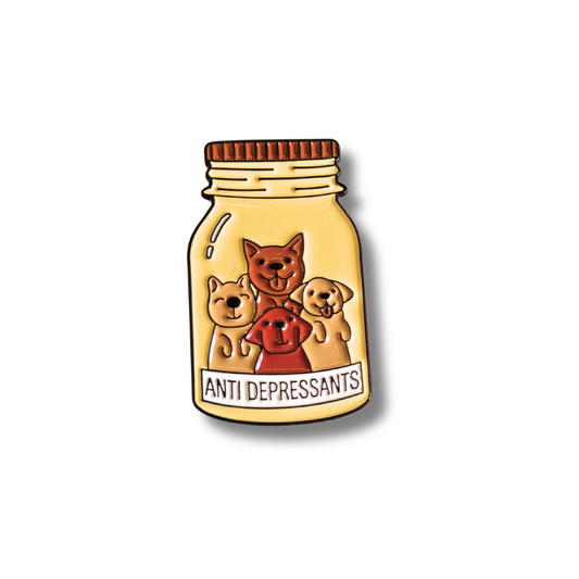 Dog Anti-Depressants | Collectible Pin