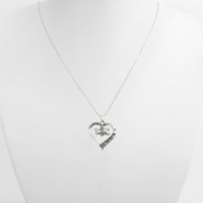 Heart & Bone Necklace