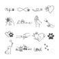 Dog Lovers Temporary Tattoo Set