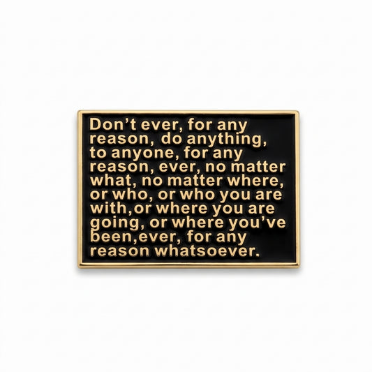 Michael's Monologue | Collectible Pin