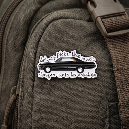 Driver Picks the Music | Collectible Pin