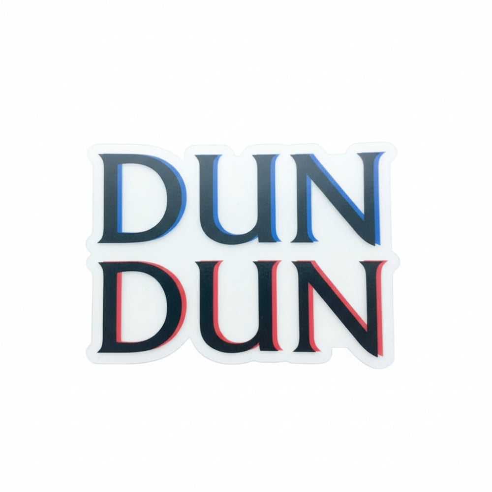 Dun Dun (Law & Order) | Autocollant en vinyle
