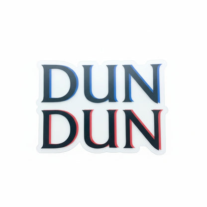 Dun Dun (Law & Order) | Autocollant en vinyle