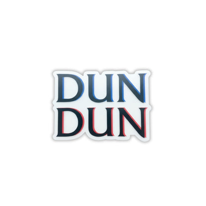 Dun Dun (Law & Order) | Autocollant en vinyle