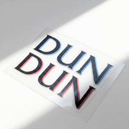 Dun Dun (Law & Order) | Autocollant en vinyle