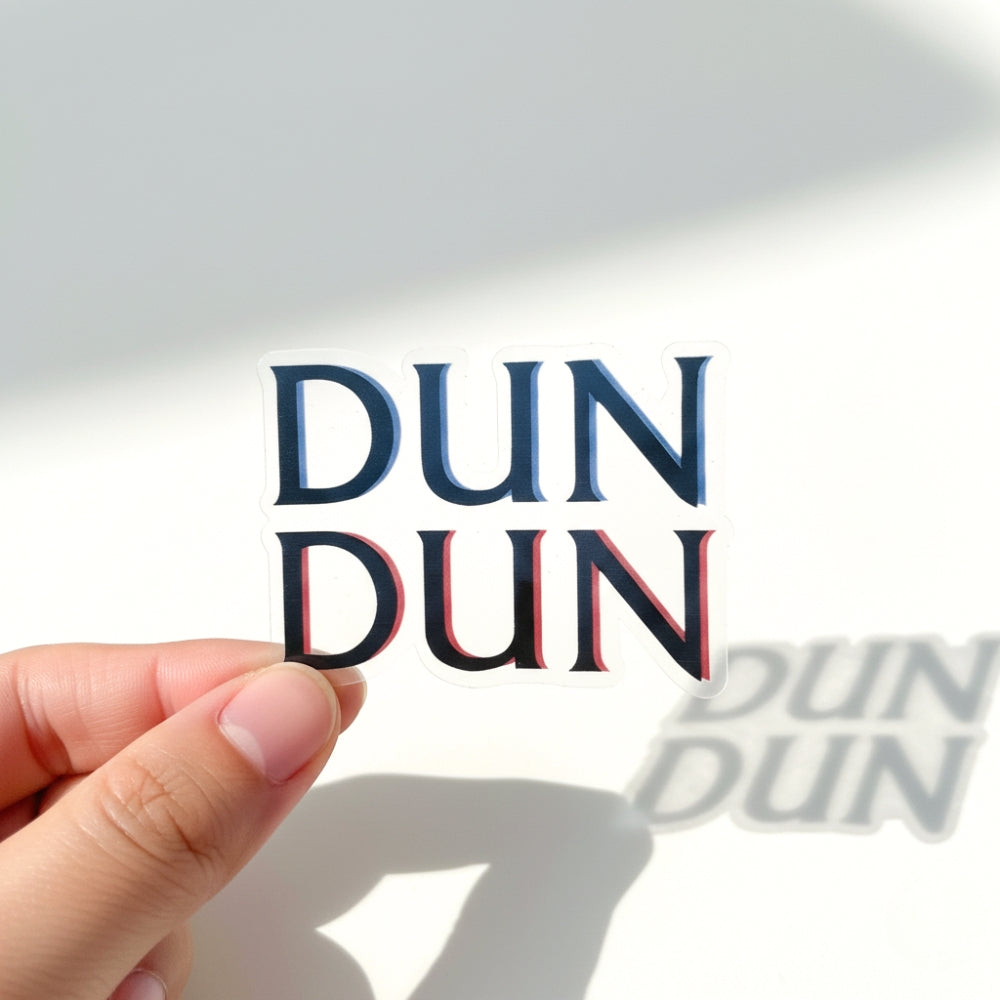Dun Dun (Law & Order) | Autocollant en vinyle