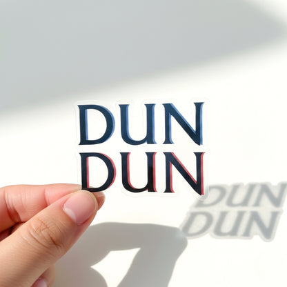 Dun Dun (Law & Order) | Autocollant en vinyle