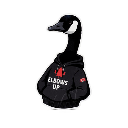 Elbows Up Canada Goose | Vinyl Sticker