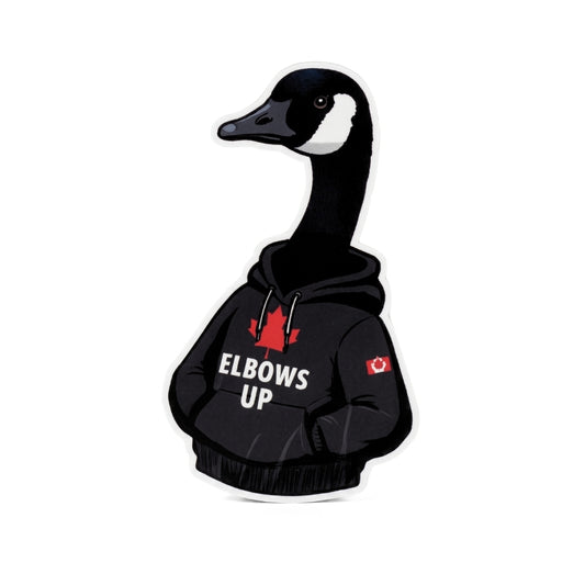 Elbows Up Canada Goose | Vinyl Sticker