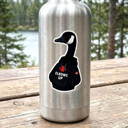 Elbows Up Canada Goose | Vinyl Sticker