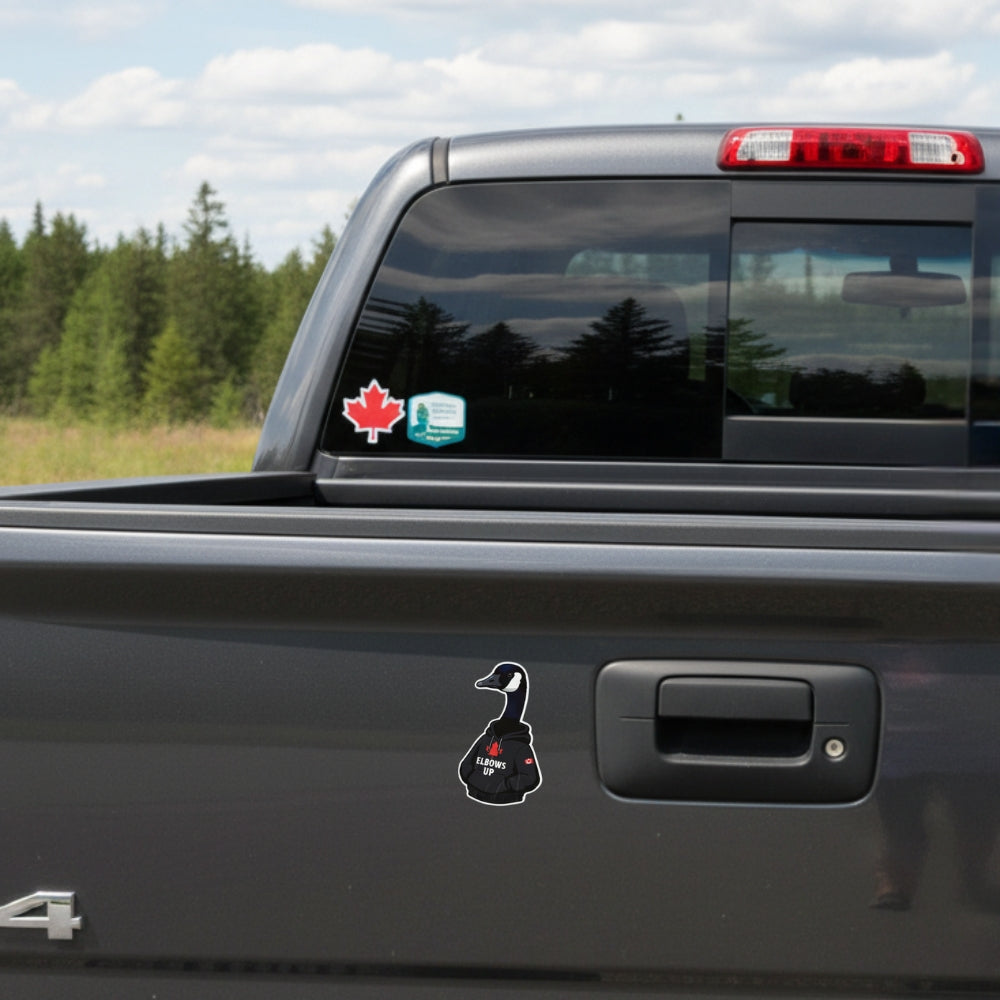 "Elbows Up" Canada Goose | Vinyl Sticker