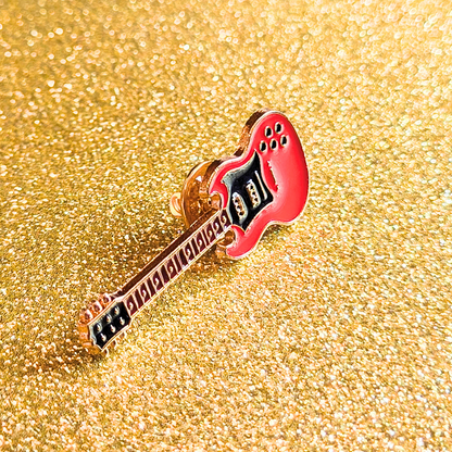 Electric Guitar (Red) | Collectible Pin
