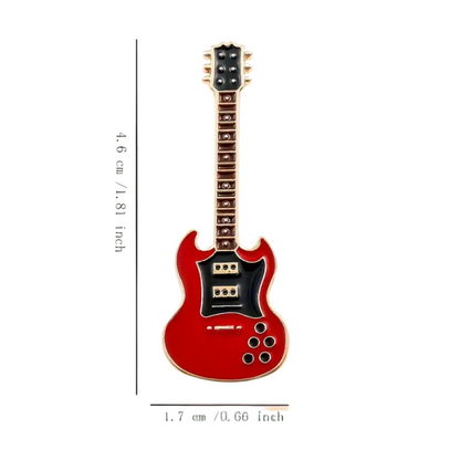 Electric Guitar (Red) | Collectible Pin