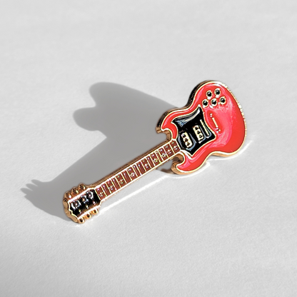 Electric Guitar (Red) | Collectible Pin
