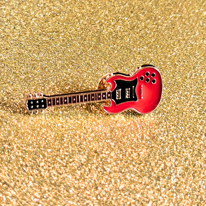 Electric Guitar (Red) | Collectible Pin