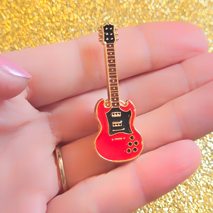 Electric Guitar (Red) | Collectible Pin