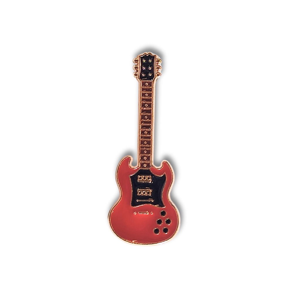 Electric Guitar (Red) | Collectible Pin
