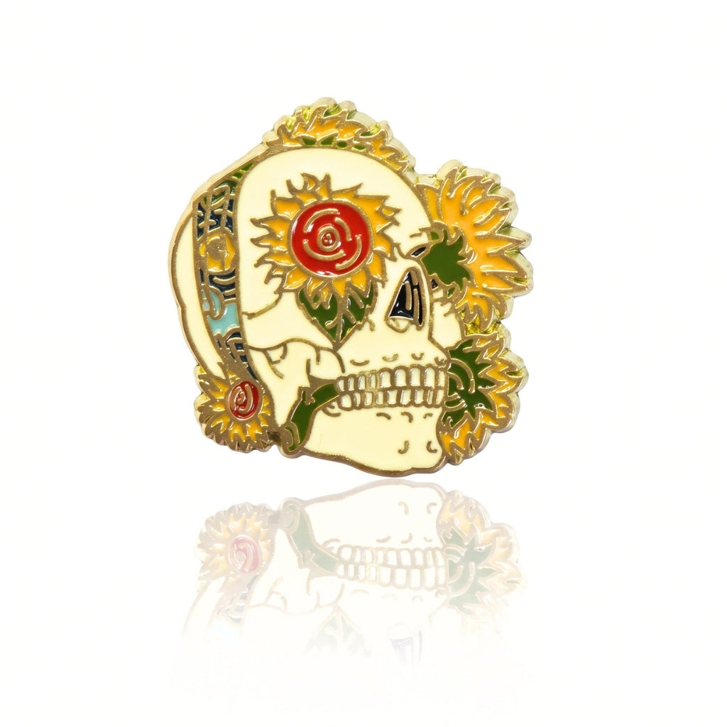 Floral Skull | Collectible Pin
