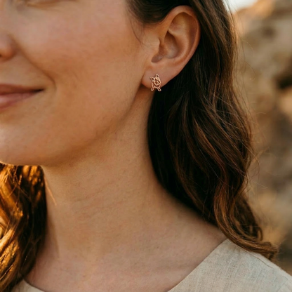 French Bulldog Silhouette Studs | Earrings
