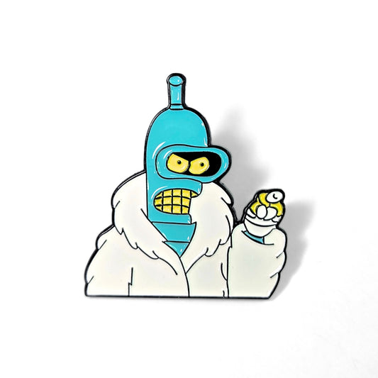 Bender en manteau de fourrure | Pin's de collection