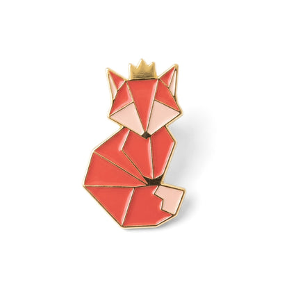 Geometric Fox | Collectible Pin