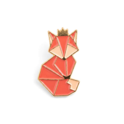 Geometric Fox | Collectible Pin