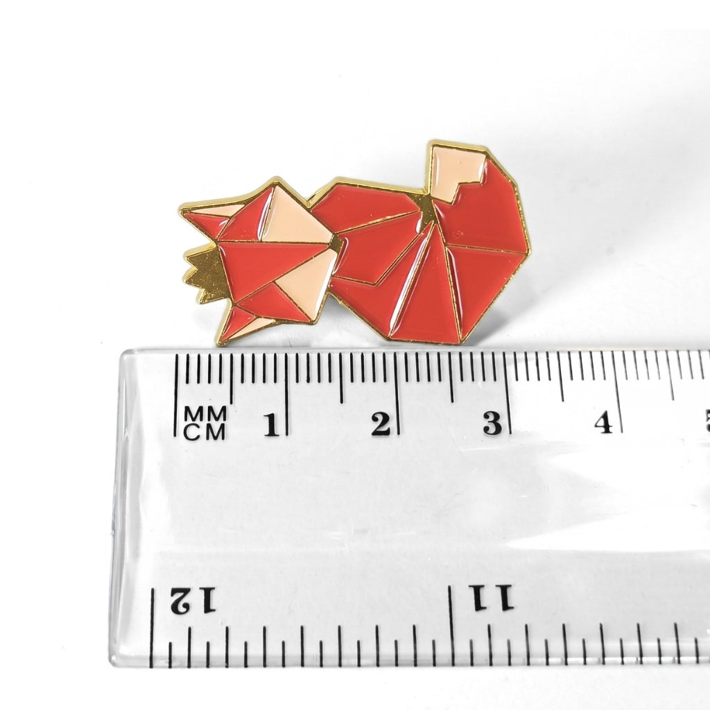 Geometric Fox | Collectible Pin