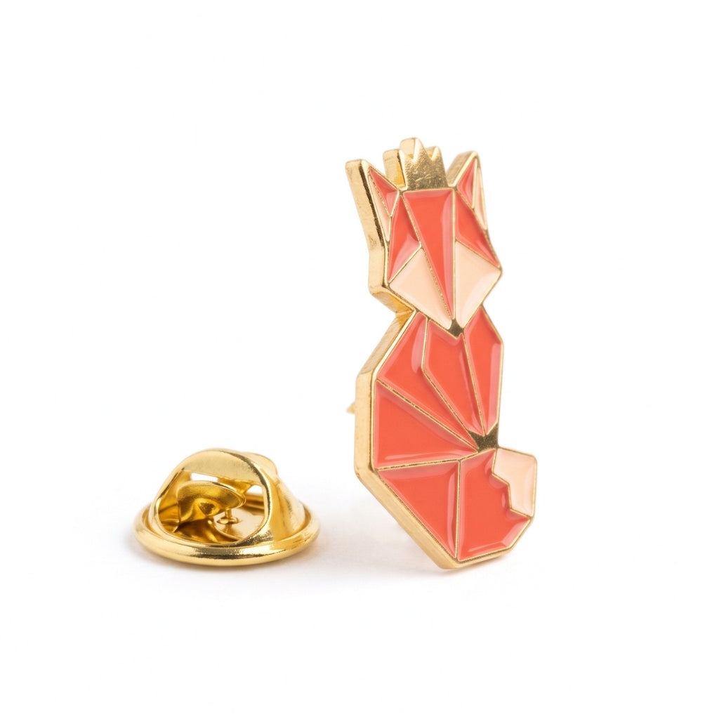 Geometric Fox | Collectible Pin