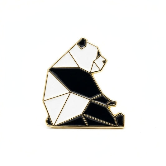 Geometric Panda | Collectible Pin