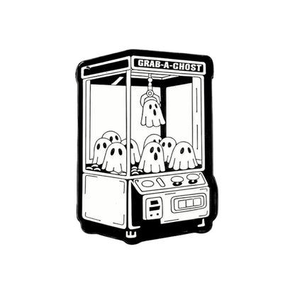 Grab-a-Ghost Claw Machine | Collectible Pin