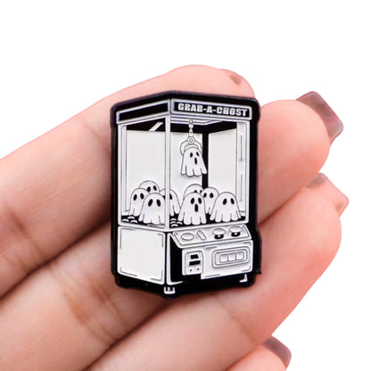Grab-a-Ghost Claw Machine | Collectible Pin