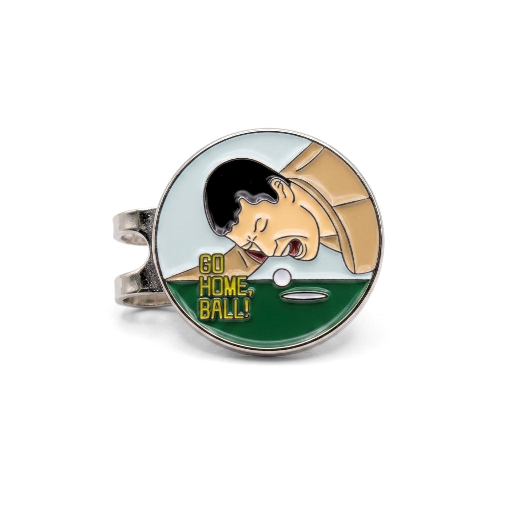 Go Home Ball! | Golf Ball Marker & Clip