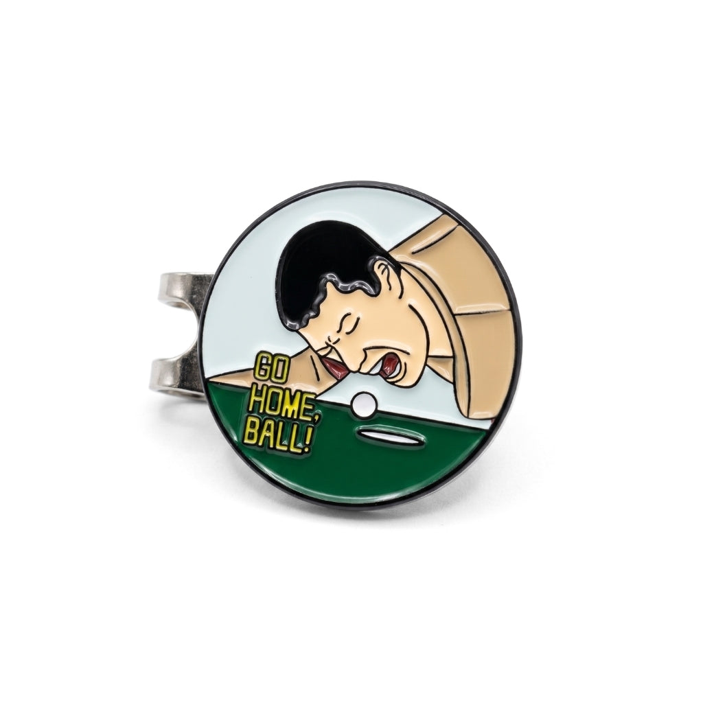 Go Home Ball! | Golf Ball Marker & Clip